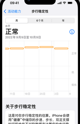 府谷iPhone手机维修如何在iPhone开启'步行稳定性通知'