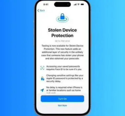 府谷苹果授权维修店分享被盗设备保护功能开启方法 