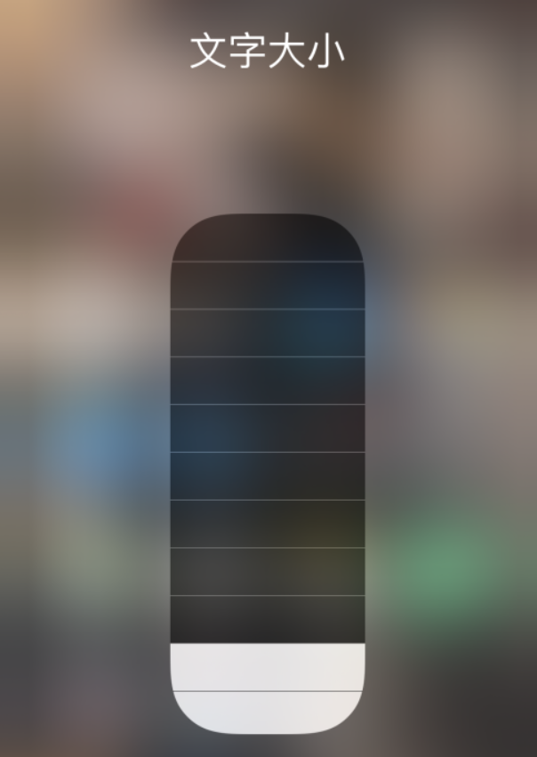 府谷苹果手机维修分享小技巧：在 iPhone 控制中心快速调节字体大小 